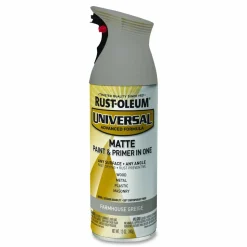 Rust-Oleum Universal Premium Spray Paint, Matte Greige, 12 oz Aerosol Can, 6/Carton