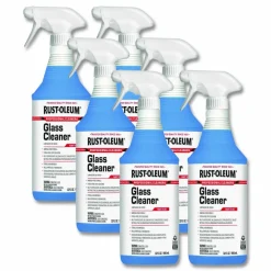 Rust-Oleum Professional Glass Cleaner, 32 oz Spray Bottle, 6/Carton
