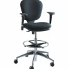 Safco Adjustable Height Arms for Metro Chairs, Black, Set Of 2