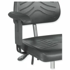 Safco Adjustable T-Pad Armrest for Safco Task Master Series Chairs, 3 x 9.75 x 11.5, Black, 2/Set