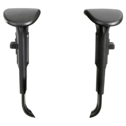 Safco Adjustable Width Arm Kit for Vue and Alday Chairs, Black, Set of 2