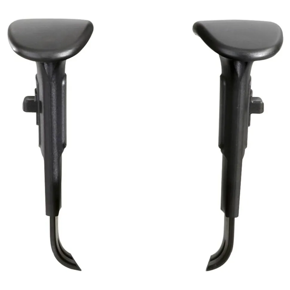 Safco Adjustable Width Arm Kit for Vue and Alday Chairs, Black, Set of 2