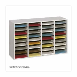 Safco Adjustable Wood Literature Organizer, 24