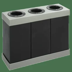 Safco 3-Bin Recycling Center