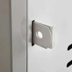 Safco 6-Box Single-Column 2-Tone Locker With Legs, 78"H x 18"W x 12"D, Gray