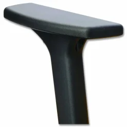 Safco Commute Chair T-Bar Arm Set, Black, 2/Set