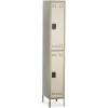 Safco Double-Tier Two-tone Locker with legs