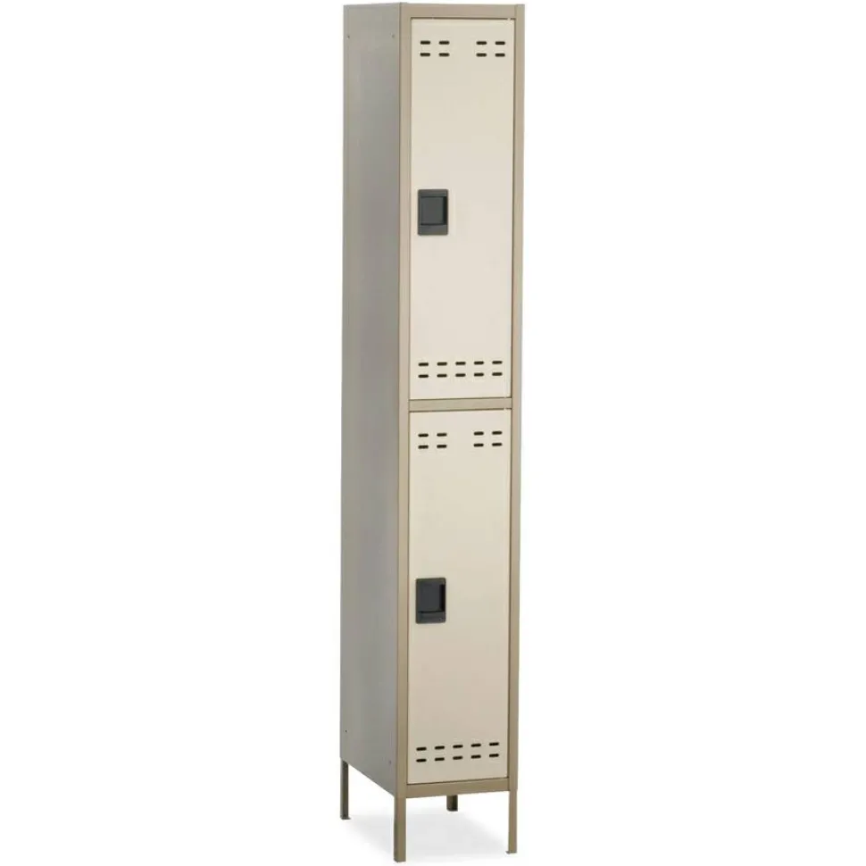 Safco Double-Tier Two-tone Locker with legs