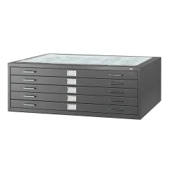 Safco 5-Drawer Steel Flat File for 36" x 48" Documents