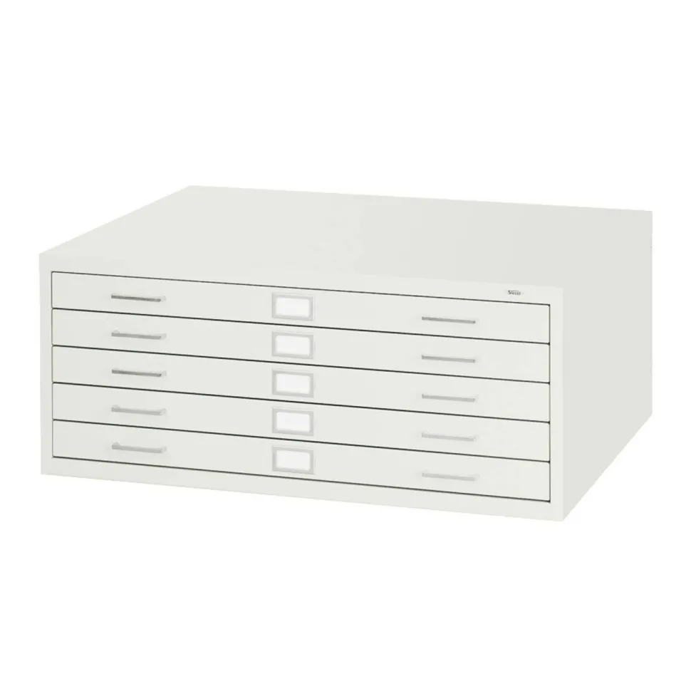 Safco 5-Drawer Steel Flat File for 24" x 36" Documents