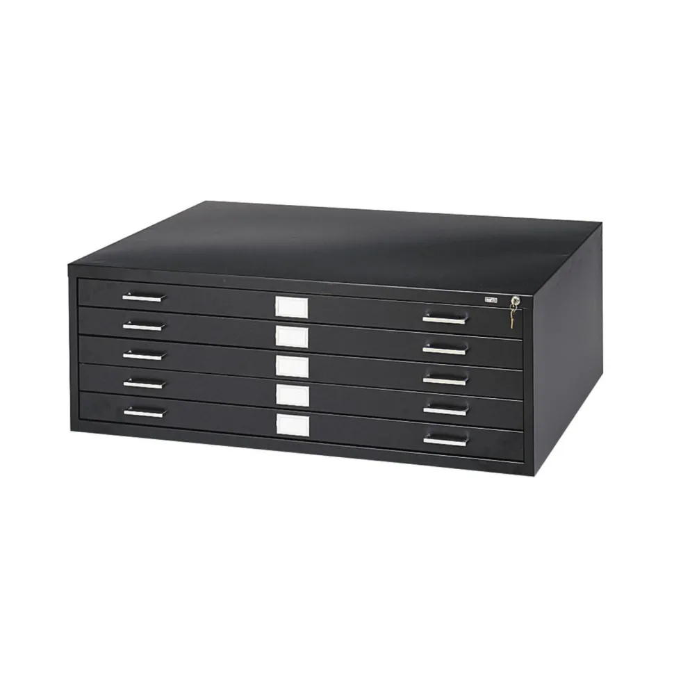 Safco 5-Drawer Steel Flat File for 24" x 36" Documents