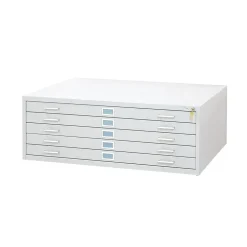 Safco 5-Drawer Steel Flat File for 30" x 42" Documents