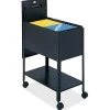 Safco Extra Deep Letter Tub File, 28-1/4"H x 13-1/2"W x 24-3/4"D, Black
