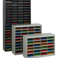Safco E-Z Stor Steel Literature Organizer, 72 Compartments, 71