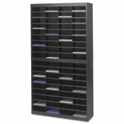 Safco E-Z Stor Steel Literature Organizer, 72 Compartments, 71