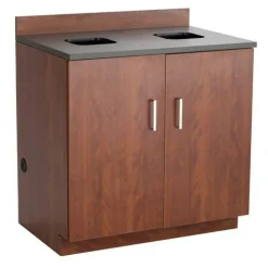Safco Hospitality Base Cabinet, Waste Receptacle