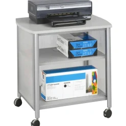Safco Impromptu Machine Stand, 26 1/2"H x 26 1/4"W x 21"D, Gray