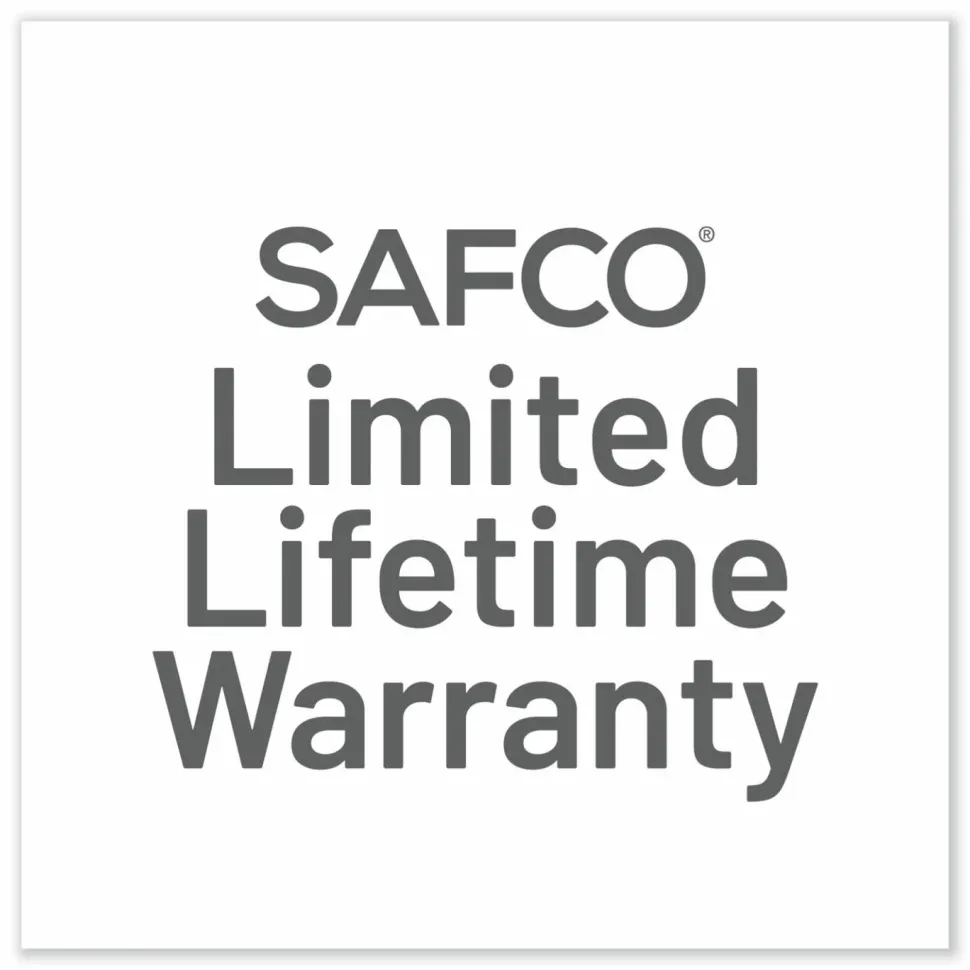 Safco Industrial Add-On Unit, Four-Shelf, 48w x 18d x 72h, Steel, Black