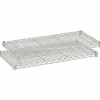 Safco Industrial Extra Shelf Pack, 36w x 18d x 1.5h Steel, Metallic Gray, 2/Pack