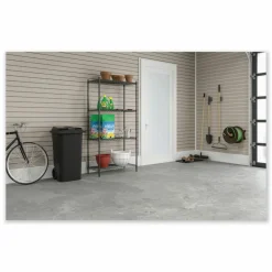 Safco Industrial Wire Shelving, Four-Shelf, 36w x 24d x 72h, Metallic Gray