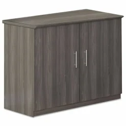 Safco Medina Series Storage Cabinet, 36w x 20d x 29.5h, Gray Steel