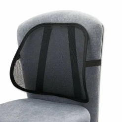 Safco Mesh Backrest, 17.5" x 3" x 15", Black
