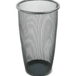 Safco Mesh Wastebasket, 9 Gallons, Black