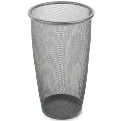 Safco Mesh Wastebasket, 9 Gallons, Black