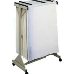 Safco Mobile Planning Center Hanging Flat File Stand, Tropic Sand