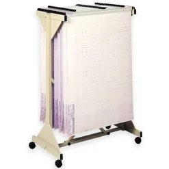 Safco Mobile Planning Center Hanging Flat File Stand, Tropic Sand