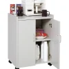 Safco Mobile Refreshment Center, 31"H x 23"W x 18"D, Gray