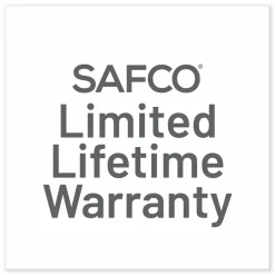 Safco Mobile Vertical File, 12 Hanging Clamps, 39.25w x 16d x 52h, Tan