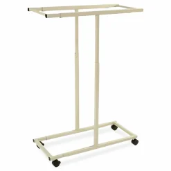 Safco Mobile Vertical File, 12 Hanging Clamps, 39.25w x 16d x 52h, Tan