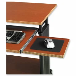 Safco Muv Standing Desk, 35.5" x 22" x 30.5", Cherry