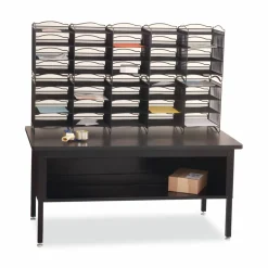 Safco Onyx Mail Sorter - 500 x Sheet - 20 Compartment(s) - Compartment Size : 3.75