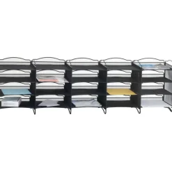 Safco Onyx Mail Sorter - 500 x Sheet - 20 Compartment(s) - Compartment Size : 3.75