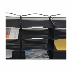 Safco Onyx Mail Sorter - 500 x Sheet - 20 Compartment(s) - Compartment Size : 3.75