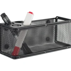 Safco Onyx Mesh Magnetic Marker Basket, Small Size, Black