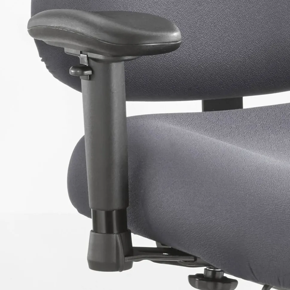 Safco Optimus Chair Arm Kit, Black, Set Of 2
