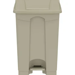 Safco Plastic Step-on Waste Receptacle - 12 gal Capacity - Foot Pedal, Lightweight, Easy to Clean - 23.8