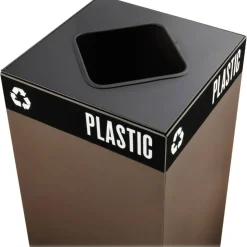 Safco Public Square Recycling Receptacle Lid, 8