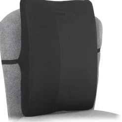 Safco Remedease Full Height Backrest, 20" x 14", Black