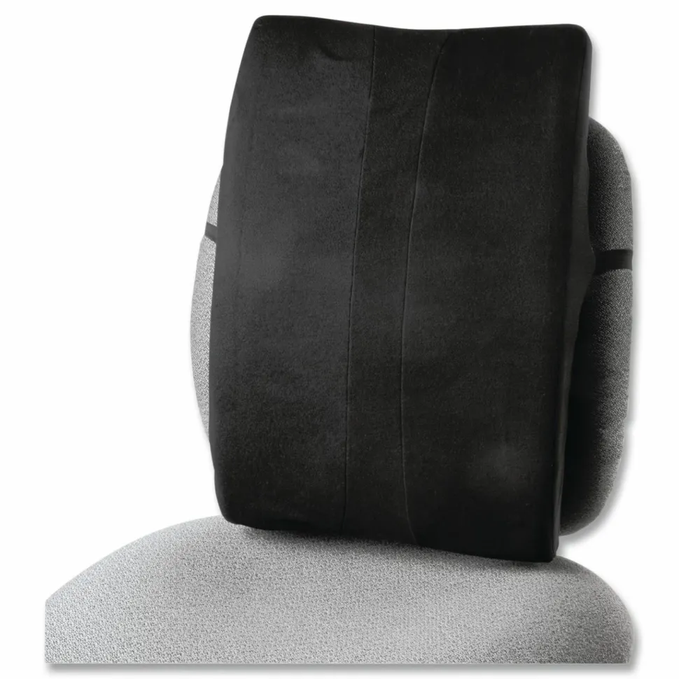 Safco Remedease Full Height Backrest, 20" x 14", Black