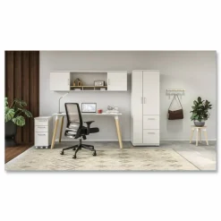 Safco Resi Coat Wall Rack, 3 Hook, 19.75w x 4.25d x 6h, White