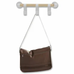 Safco Resi Coat Wall Rack, 3 Hook, 19.75w x 4.25d x 6h, White