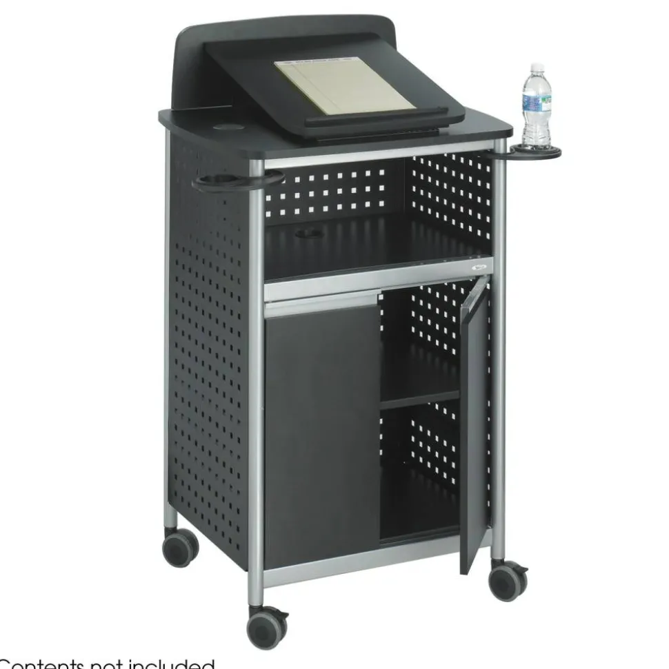 Safco Scoot Multipurpose Lectern, Black