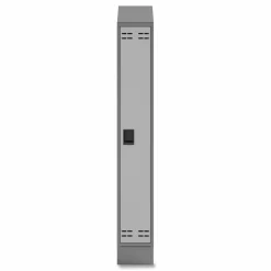 Safco Single Continuous Metal Locker Base Addition, 11.7w x 16d x 5.75h, Gray