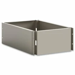 Safco Single Continuous Metal Locker Base Addition, 11.7w x 16d x 5.75h, Tan