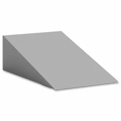 Safco Single Sloped Metal Locker Hood Addition, 12w x 18d x 6h, Gray