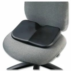 Safco Softspot Seat Cushion, 3"H x 15 1/2"W x 10"D, Black